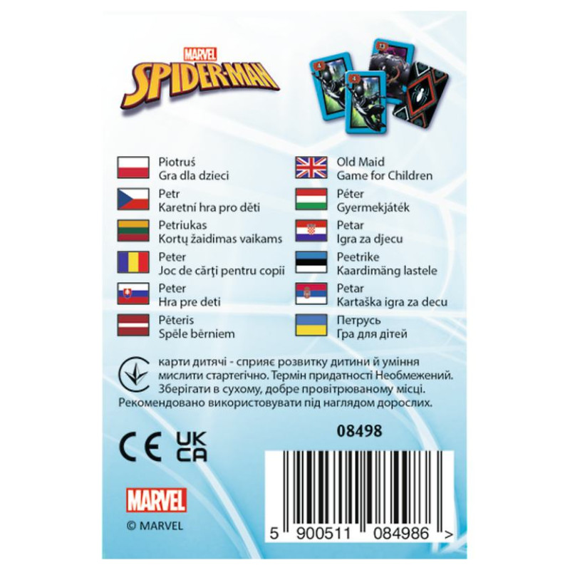 Trefl SPIDER-MAN Kār&scaron;u spēle Zirnekļcilvēks