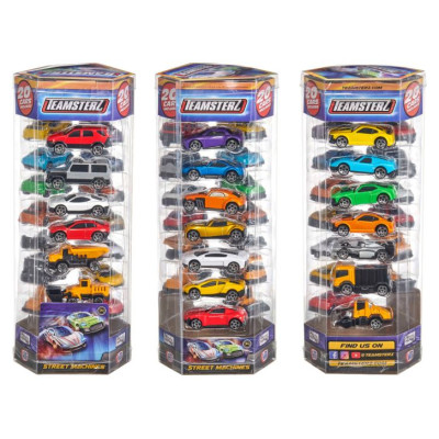 Teamsterz Die-Cast automa&scaron;īnu modeļu komplekts, 7 cm, 20 gab.