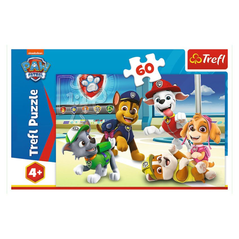 Trefl PAW PATROL Puzle Paw Patrol, 60 gab.