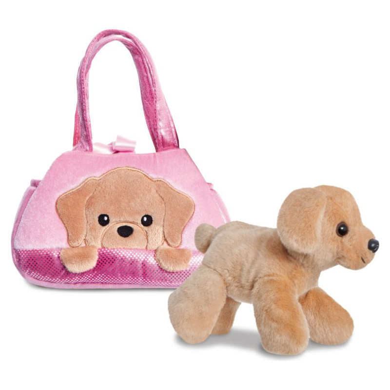 Fancy Pals AURORA Fancy Pals plī&scaron;a rotaļlieta labradors somiņā, 20 cm