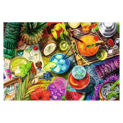 Trefl Koka puzle - Krāsaini kokteiļi, 500gb