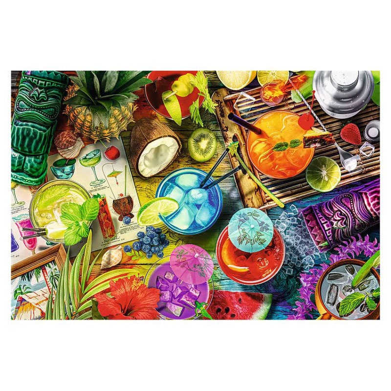 Trefl Koka puzle - Krāsaini kokteiļi, 500gb