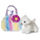 Fancy Pals AURORA Fancy Pals Plīša kucēns violetā somā, 20 cm