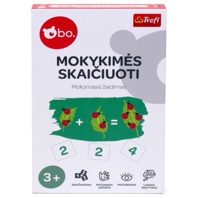 BO. Развивающая настольная игра "Учимся cчитать" (на литовском языке)