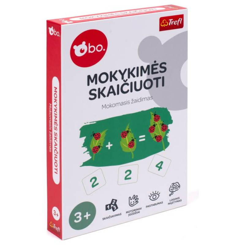 BO. Развивающая настольная игра "Учимся cчитать" (на литовском языке)