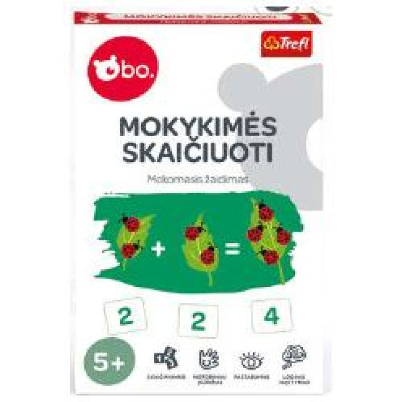 BO. Развивающая настольная игра "Учимся cчитать" (на литовском языке)