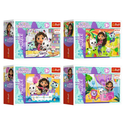 Trefl GABBY&acute;S DOLLHOUSE Puzle mini maxi, 20 gab.