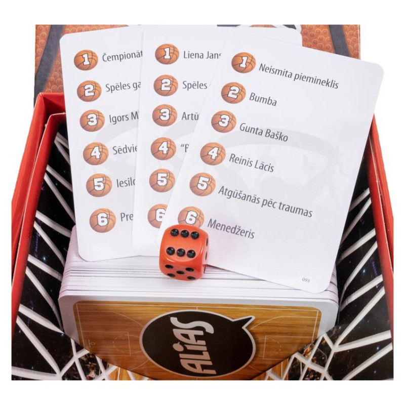 Tactic Galda spēle "Alias: Basketbols" (Latvie&scaron;u val.)
