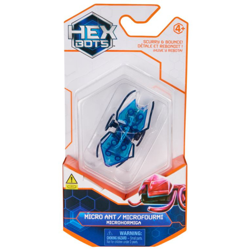 Hex Bots Interaktīvā rotaļlieta Mikroskudra, sort.