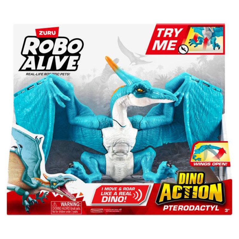 Roboalive Interaktīvā rotaļlieta Dino Action Pterodactyl