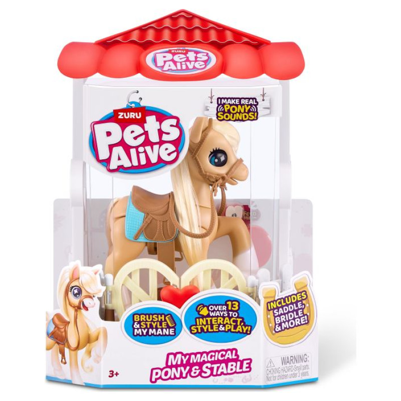 Pets Alive ROBOALIVE interaktīvais rotaļu komplekts Ponijs