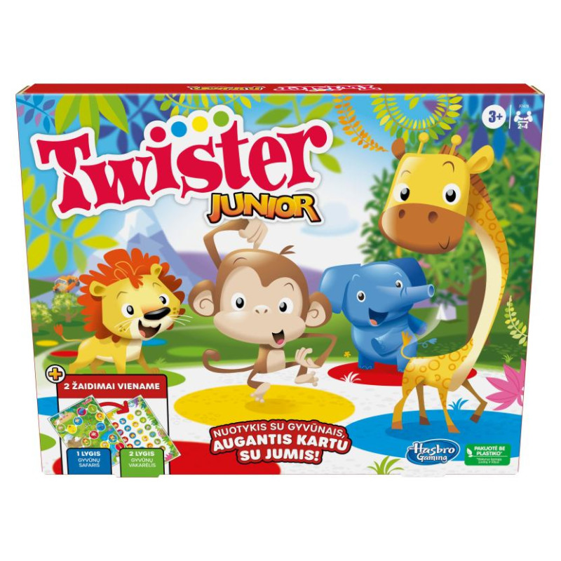 Hasbro Gaming Напольная игра Twister Junior (на литов.языке)