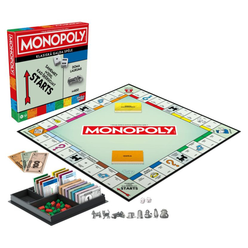 Monopoly Galda spēle Classic Refresh (Latvie&scaron;u val.)