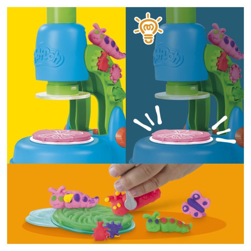 Play-Doh Rotaļu komplekts Brīnumainā spīduma mikroskops