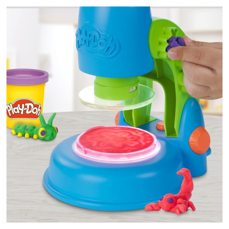 Play-Doh Rotaļu komplekts Brīnumainā spīduma mikroskops