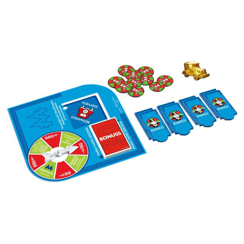 Monopoly Galda spēles papildkomplekts, Bezmaksas stāvvieta džekpots (Latvie&scaron;u val.)