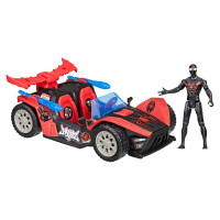 Spider-Man rotaļu komplekts auto un Miles Morales 10 cm