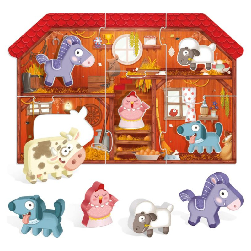 Headu Montesori pirmā puzle - Ferma