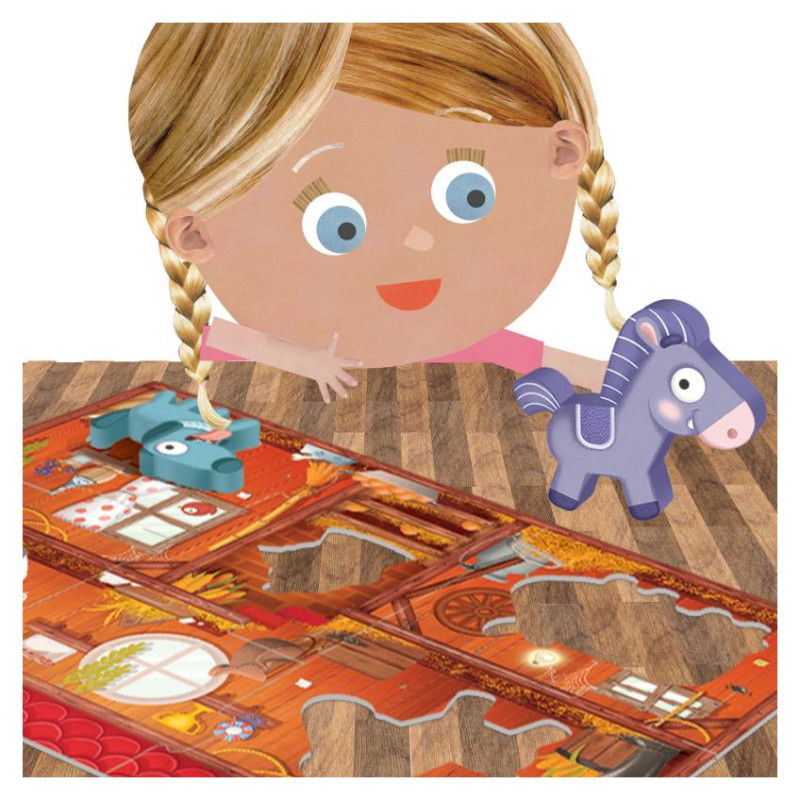 Headu Montesori pirmā puzle - Ferma