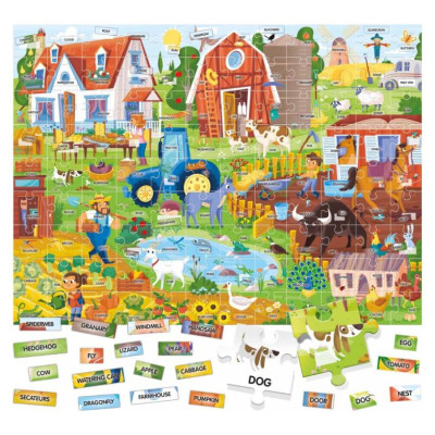 Headu Izglītojo&scaron;a spēle pirmsskolas vecuma bērniem &acute;&acute;Easy English&acute;&acute; 100 vārdi - Ferma