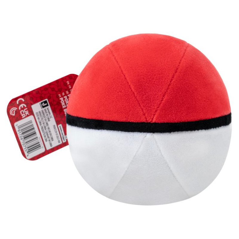 Pokemon plī&scaron;a rotaļlieta Pok&eacute; Ball, 12 cm