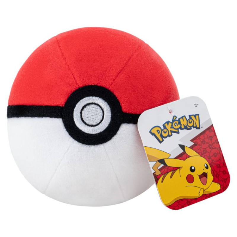 Pokemon plī&scaron;a rotaļlieta Pok&eacute; Ball, 12 cm