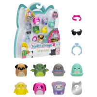 Squishmallows SQUISH-A-LONGS figūriņas, 8 gab., 2,5 cm