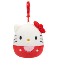 Squishmallows HELLO KITTY W20 Piespraužama plīša rotaļlieta, 8 cm