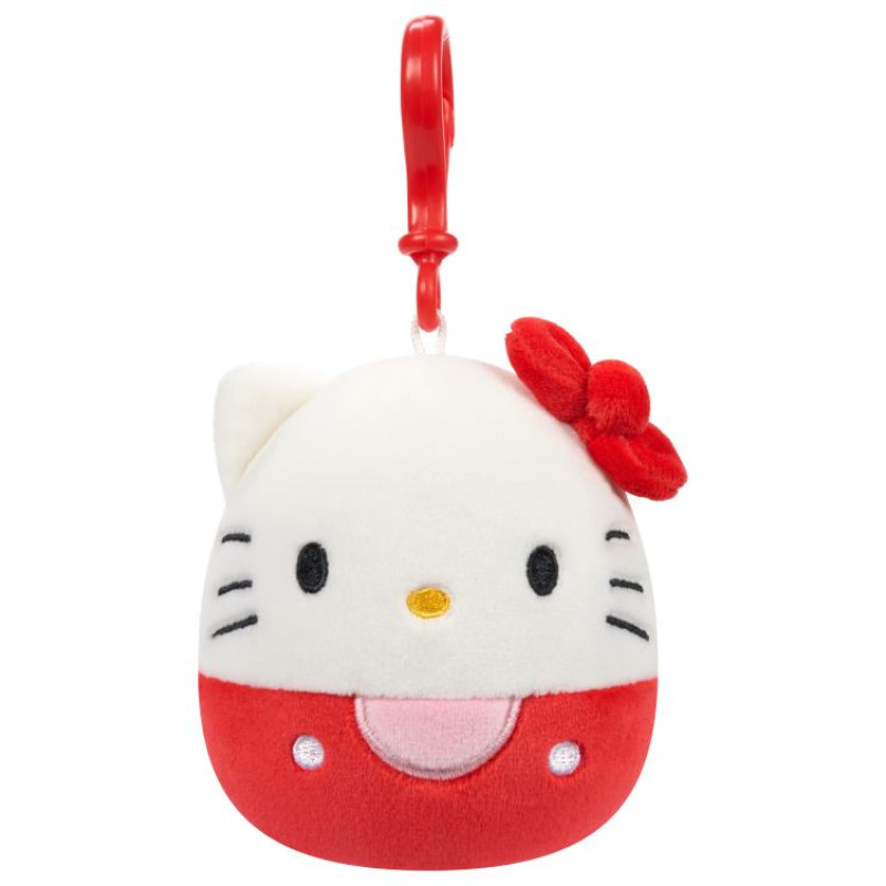 Squishmallows HELLO KITTY W20 Piespraužama plī&scaron;a rotaļlieta, 8 cm