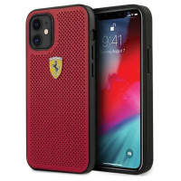 Ferrari FESPEHCP12SRE iPhone 12 mini 5.4" red/red hardcase On Track Perforated