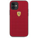Ferrari FESPEHCP12SRE iPhone 12 mini 5.4" red/red hardcase On Track Perforated