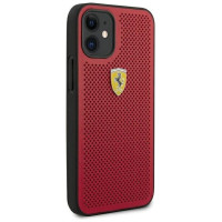 Ferrari FESPEHCP12SRE iPhone 12 mini 5.4" red/red hardcase On Track Perforated