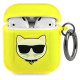 Karl Lagerfeld KLA2UCHFY AirPods cover żółty/yellow Choupette
