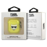 Karl Lagerfeld KLA2UCHFY AirPods cover żółty/yellow Choupette