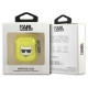 Karl Lagerfeld KLA2UCHFY AirPods cover żółty/yellow Choupette