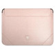 Guess Saffiano Triangle Logo case for a 16" laptop - pink