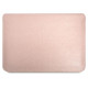 Guess Saffiano Triangle Logo case for a 16" laptop - pink