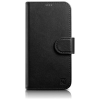 Icarer Wallet Case 2in1 Cover iPhone 14 Pro Leather Flip Cover Anti-RFID black (WMI14220726-BK)