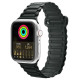 Dux Ducis Strap (Armor Version) Apple Watch SE strap, 9, 8, 7, 6, 5, 4, 3, 2, 1 (41, 40, 38 mm) silicone magnetic strap bracelet green