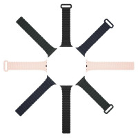 Dux Ducis Strap (Armor Version) Apple Watch SE strap, 9, 8, 7, 6, 5, 4, 3, 2, 1 (41, 40, 38 mm) silicone magnetic strap bracelet green