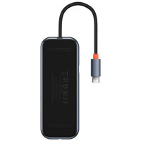 Baseus AcmeJoy HUB 4-port (USB-C to 1x USB-C PD&Data/3x USB3.0) dark gray (WKJZ010013)