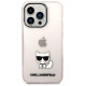Karl Lagerfeld KLHCP14LCTTRI iPhone 14 Pro 6.1 "hardcase pink / pink Transparent Choupette Body