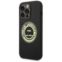Karl Lagerfeld Silicone RSG case for iPhone 14 Pro - black