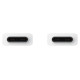 Samsung cable USB-C - USB-C 3A 480Mbps 1.8m white (EP-DX310JWEGEU)