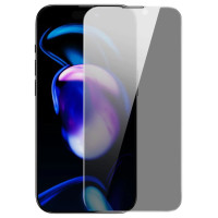 Baseus Privacy Tempered Glass for iPhone 14 Pro Full Screen 0.3mm Privacy Filter Anti Spy + Mounting Frame