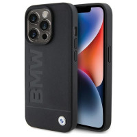 BMW MagSafe Leather Hot Stamp case for iPhone 15 Pro - black