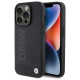 BMW MagSafe Leather Hot Stamp case for iPhone 15 Pro - black