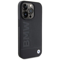 BMW MagSafe Leather Hot Stamp case for iPhone 15 Pro - black