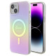Guess GUHMP15MHITSP iPhone 15 Plus 6.7" pink/pink hardcase IML Iridescent MagSafe
