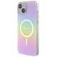Guess GUHMP15MHITSP iPhone 15 Plus 6.7" pink/pink hardcase IML Iridescent MagSafe